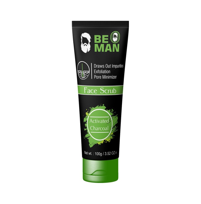 Be O Man Activated Charcoal Face Scrub (100gm)