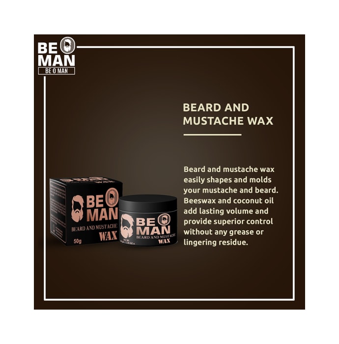 Be O Man Beard and Mustache Wax (50gm)