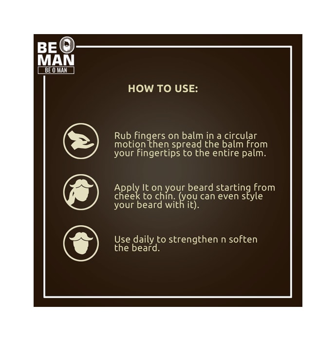 Be O Man Beard Softener Balm (50gm)