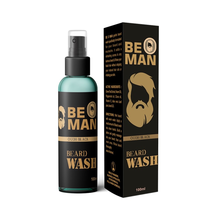 Be O Man Beard Wash Oudh Black (100ml)