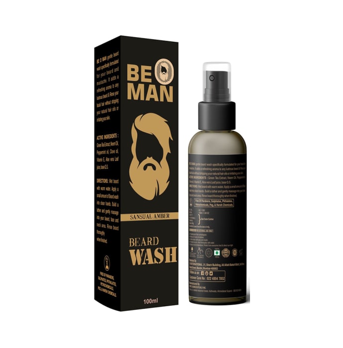 Be O Man Beard Wash Sensual Amber (100ml)