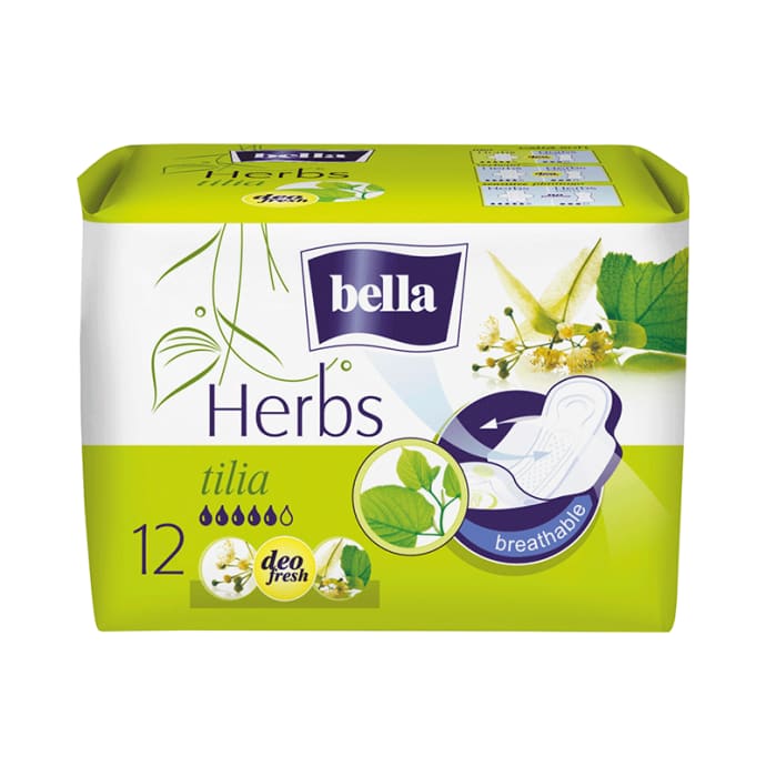 Bella Herbs Sanitary Pads with Tilia Flower
