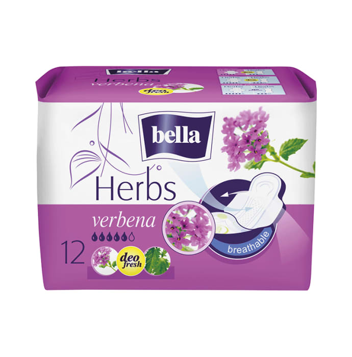 Bella Herbs Sanitary Pads with Verbena