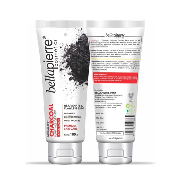 Bellapierre Medi-No-Spot Charcoal Purifying Cleanser (100ml)