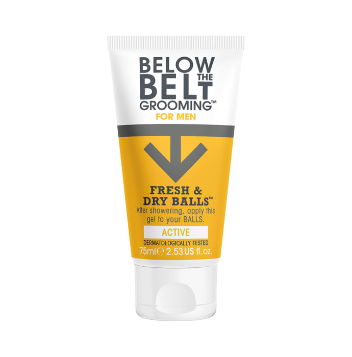 Below the Belt Grooming for Men Fresh and Dry Balls Gel Active (75ml)