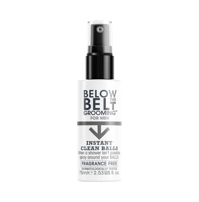 Below the Belt Instant Clean Balls Spray Fragrance Free (75ml)