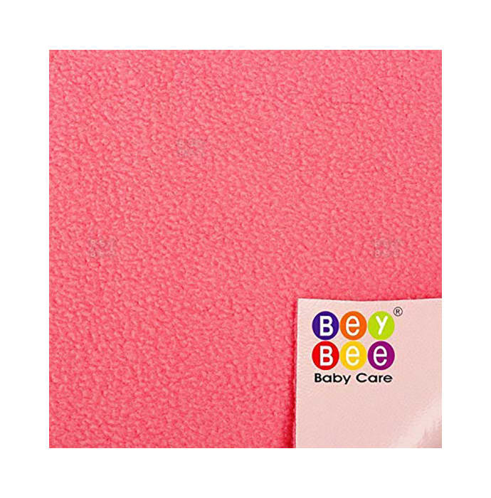 Bey Bee Waterproof Baby Bed Protector Dry Sheet for New Born Babies (70cm X 50cm) Small Salmon Rose