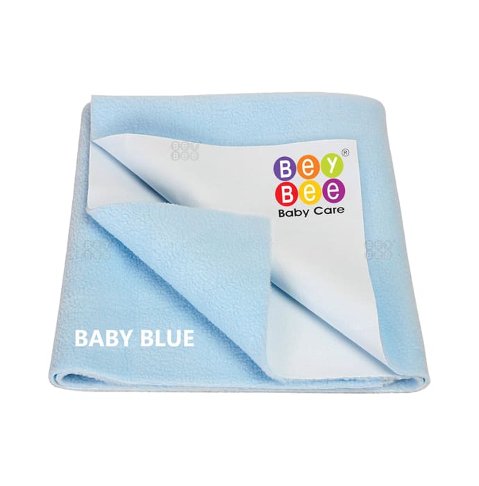 Bey Bee Waterproof Mattress Protector Dry Sheet For Babies and Adults (200cm X 140cm) Sheet XL Blue