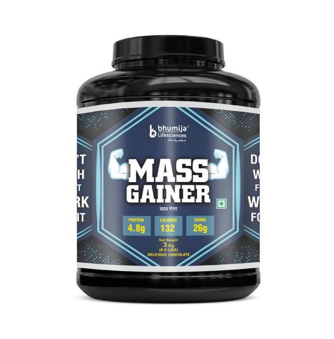 Bhumija Lifesciences Mass Gainer Delicious Chocolate (3kg)