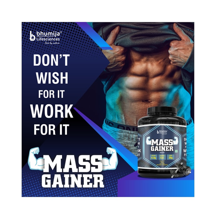 Bhumija Lifesciences Mass Gainer Delicious Chocolate (3kg)