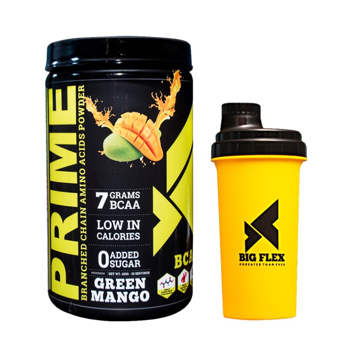 Big Flex Prime Branched Chain Amino Acids Powder Green Mango (400gm)