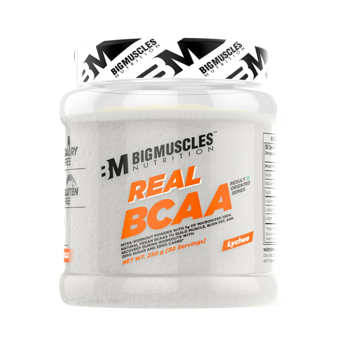 Big Muscles Real BCAA Lychee (250gm)