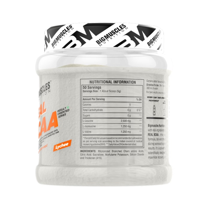 Big Muscles Real BCAA Lychee (250gm)