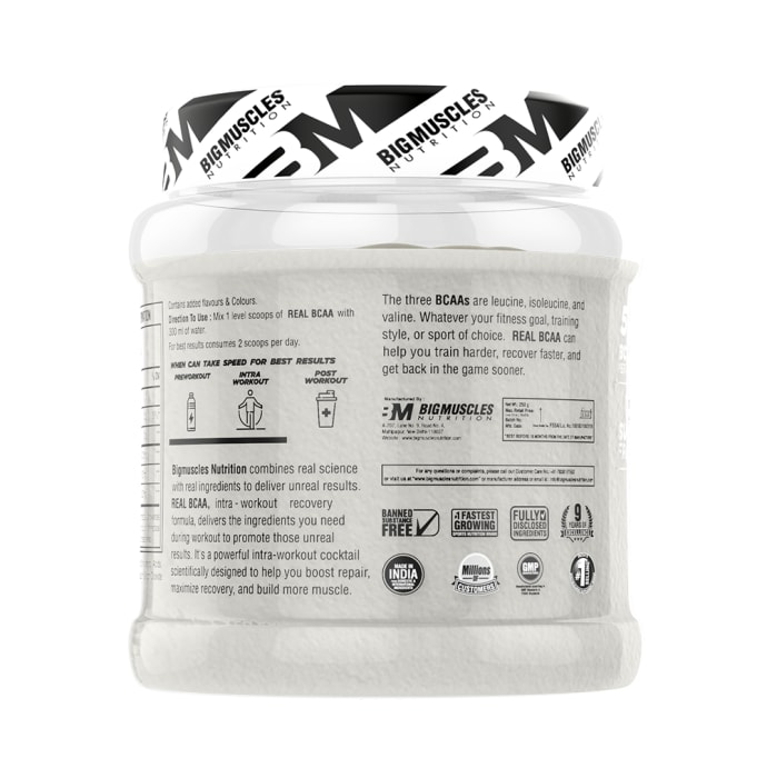 Big Muscles Real BCAA Lychee (250gm)