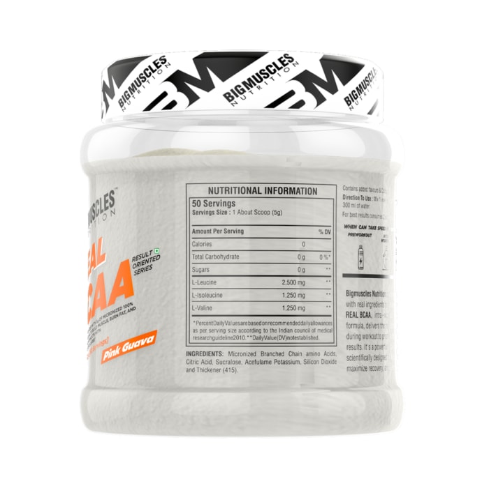 Big Muscles Real BCAA Pink Guava (250gm)