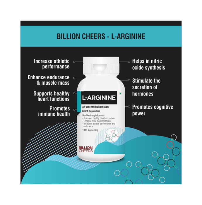 Billion Cheers L-Arginine Vegetarian Capsules