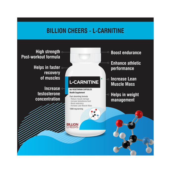 Billion Cheers L-Carnitine Vegetarian Capsules