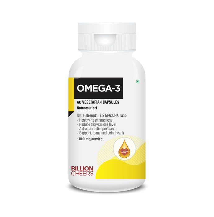 Billion Cheers Omega 3 Vegetarian Capsules