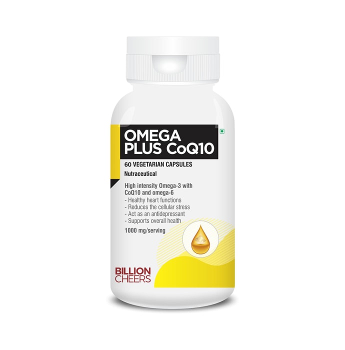 Billion Cheers Omega Plus CoQ10 Vegetarian Capsules