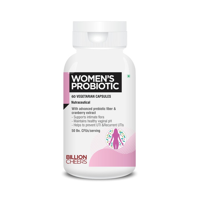 Billion Cheers Women's Probiotic Vegetarian Capsules