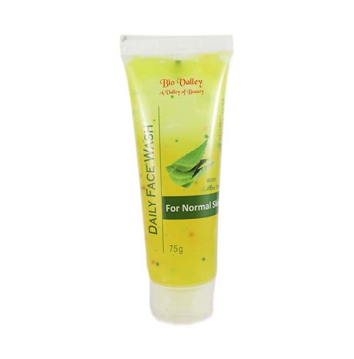 Bio Valley Daily Face Wash With Aloe Vera (75gm)