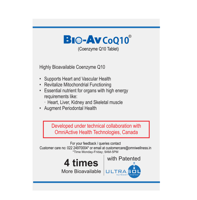 Bio-Av CoQ10 Tablet (30'S)