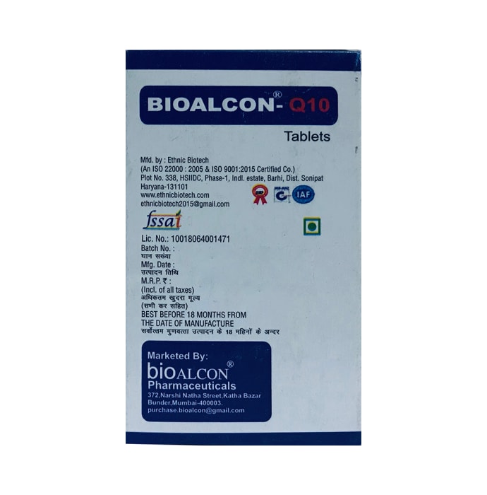 Bioalcon-Q10 Tablet (10'S)