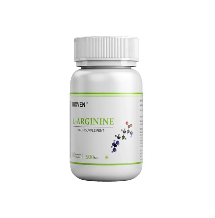 Bioven L-Arginine 500mg Vegetarian Capsule