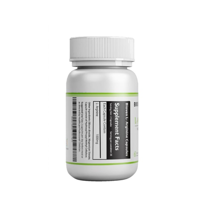 Bioven L-Arginine 500mg Vegetarian Capsule