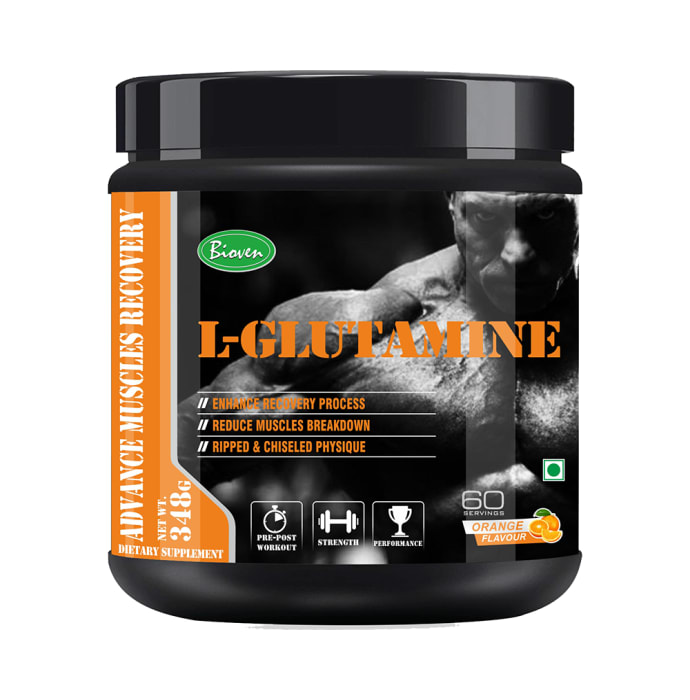 Bioven L-Glutamine Orange (348gm)