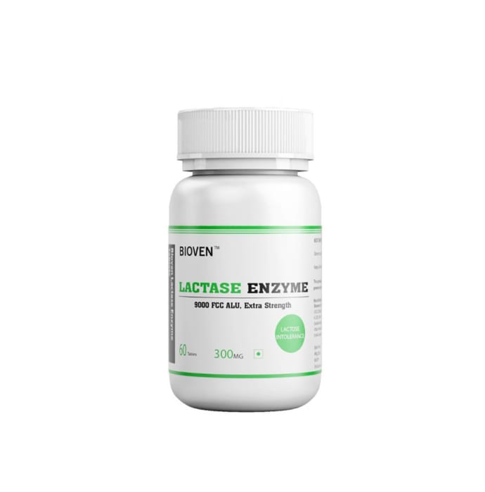 Bioven Lactase Enzyme 300mg Tablet (60'S)