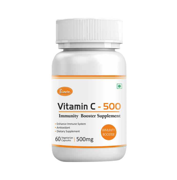 Bioven Vitamin C 500mg Vegetarian Capsule