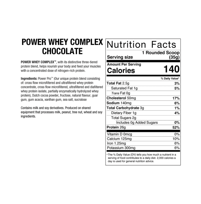 BioX Chocolate Power Whey Complex (2.27kg)