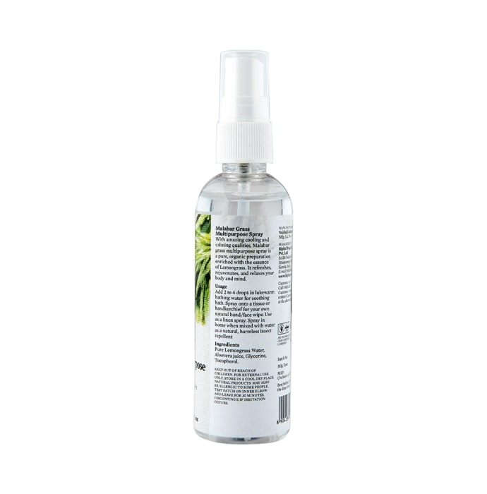 Bipha Ayurveda Malabar Lemongrass Multipurpose Spray (90ml)