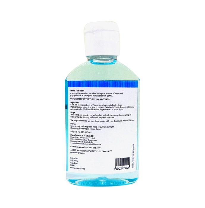 Bipha Neem Papaya Hand Sanitizer with 70% Alcohol (125ml)