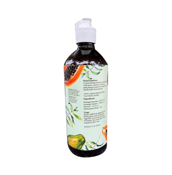 Bipha Neem Papaya Hand Sanitizer with 72% Isopropyl Alcohol (450ml)