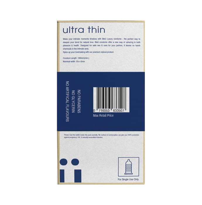 Bleu Ultra Thin Condom