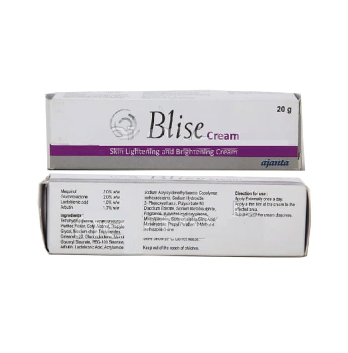 Blise Skin Lightening and Brightening Cream (20gm)