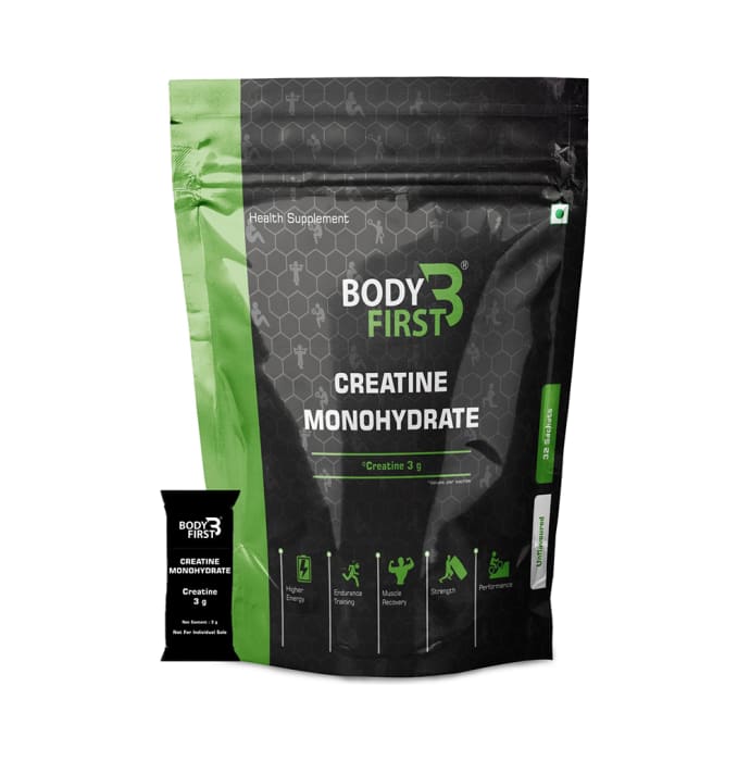 Body First Creatine Monohydrate (3gm Each) Unflavoured