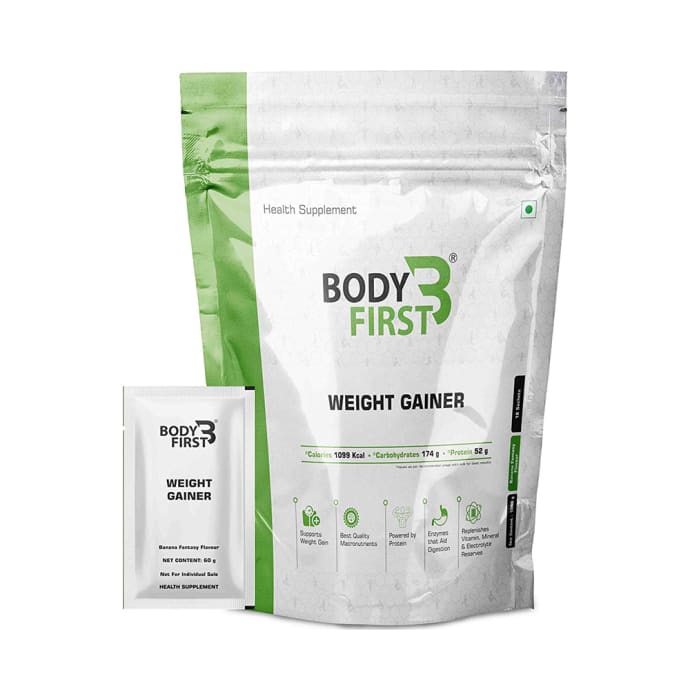 Body First Weight Gainer Sachet (60gm Each) Banana Fantasy