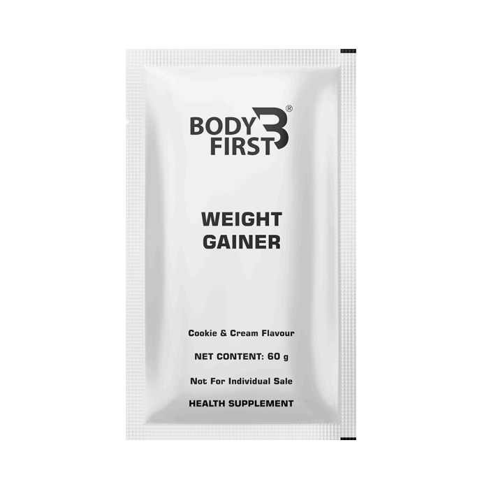 Body First Weight Gainer Sachet (60gm Each) Cookies & Cream