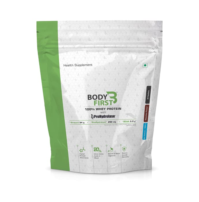 Body First Whey Protein with ProHydrolase (32gm Each) Chocolate