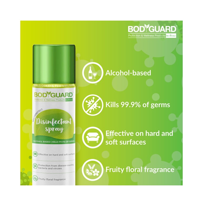 Bodyguard Multiprotect Alcohol Based Disinfectant Spray (100ml)