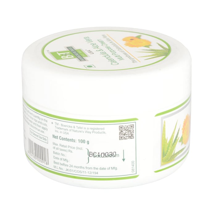 Boericke and Tafel Calendula & Aloe Vera Multipurpose Cream (100gm)