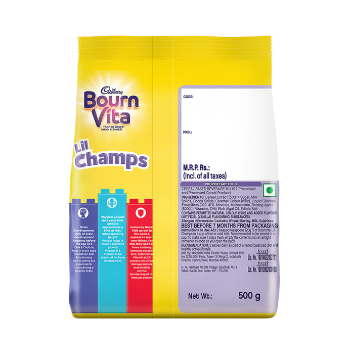 Bournvita lil champs pro-health refill pack chocolate