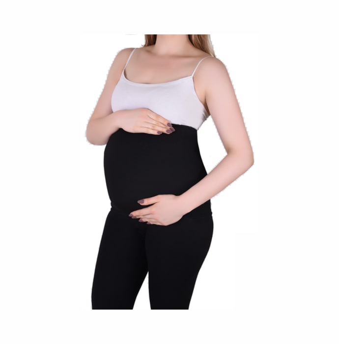 Brightsandz Svanah Radiation Shielded Maternity Belly Band Medium Black