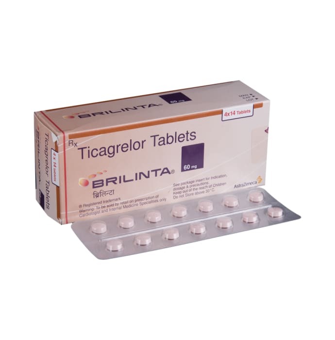 Brilinta 60mg Tablet (14'S)