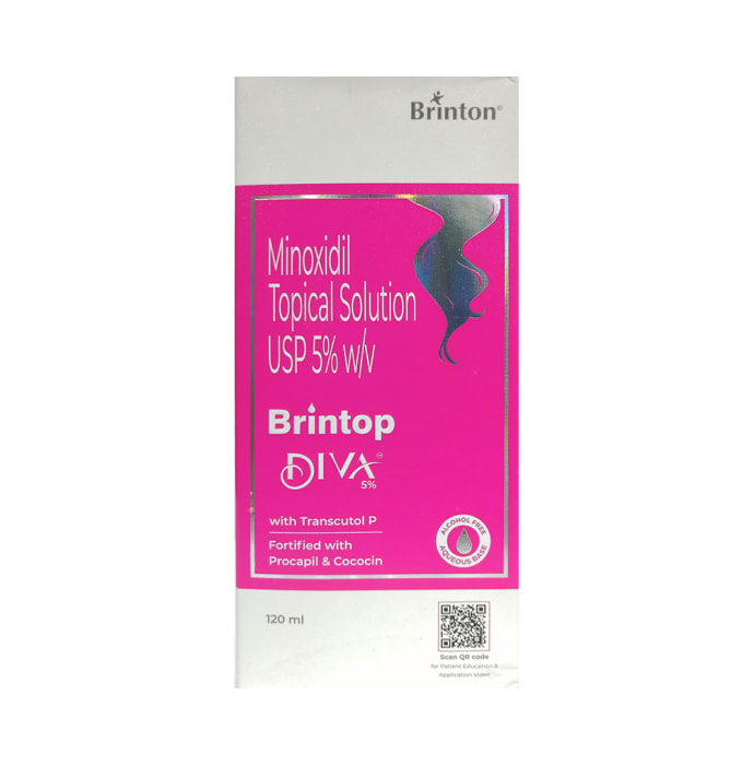 Brintop Diva 5% Topical Solution (120ml)