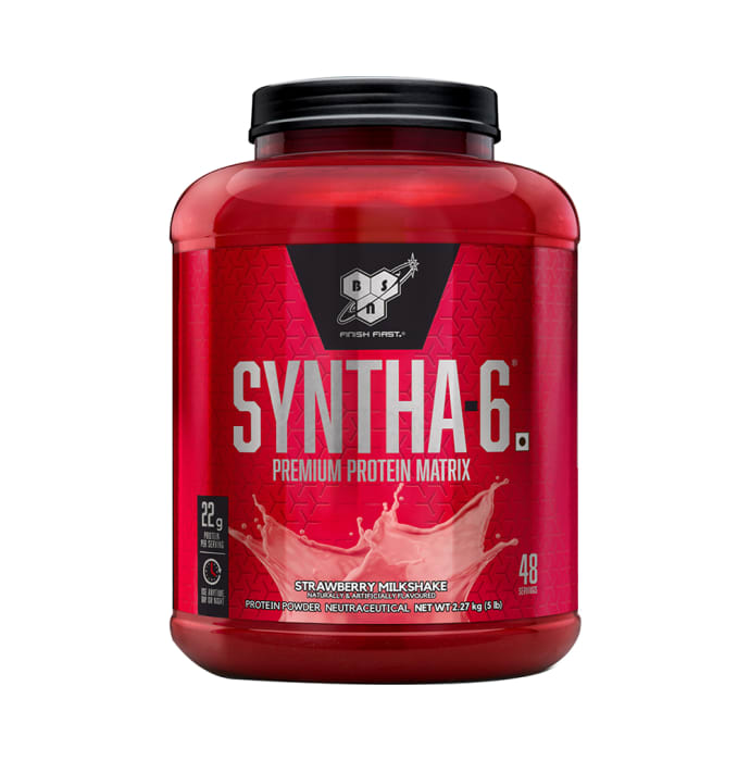 Bsn syntha-6 powder strawberry (5lb)