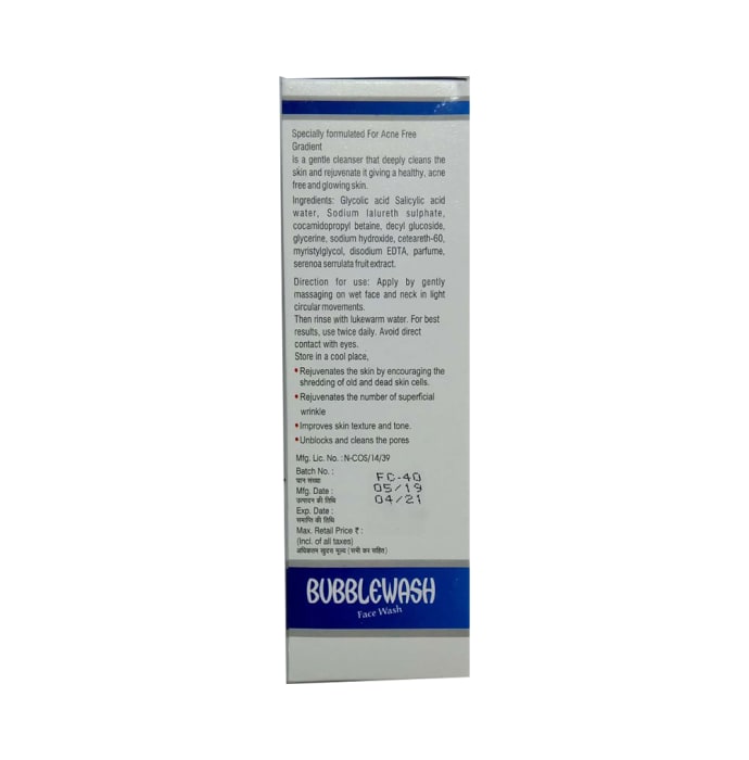 Bubblewash Face Wash (100ml)